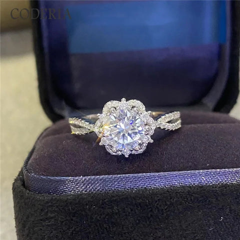 Princess Aisha 6 Claw 2 CT Moissanite Ring