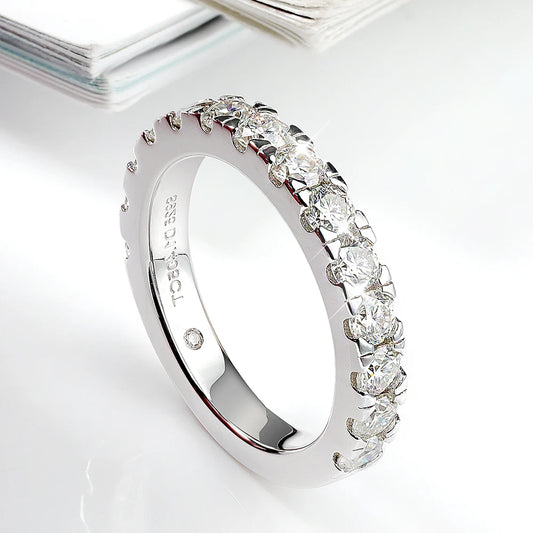 Serenity 1.4cttw D Color VVS1 Moissanite Row Rings
