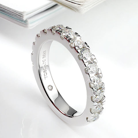 Serenity 1.4cttw D Color VVS1 Moissanite Row Rings