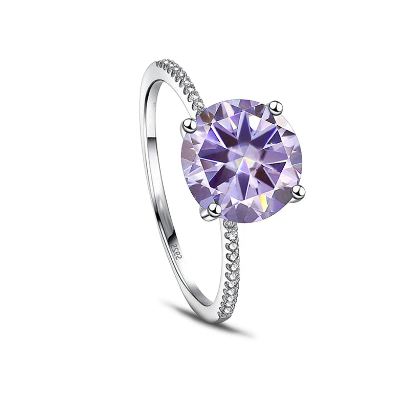 Gica Gema 3.0Ct  Real Solid 925 Sterling Silver Ring - BOLEVARD RING