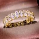 Zircon Oval Fashion Ring