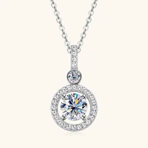 Luxury 1carat Moissanite Women's Necklace
