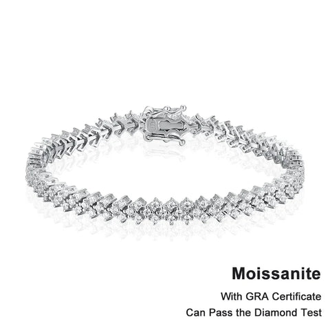 NeeTim Moissanite Tennis Bracelet