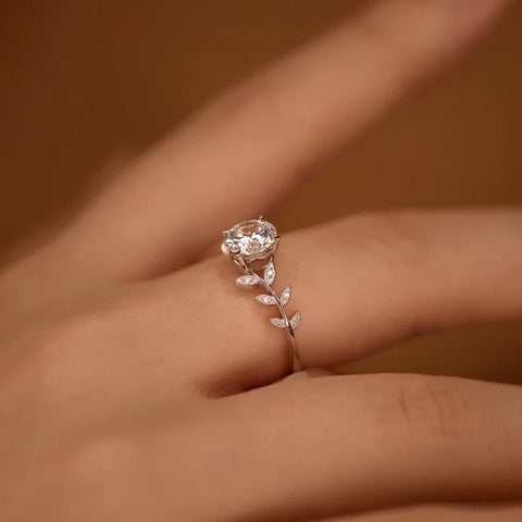NeeTim 1CT Moissanite Diamond Rings Wedding Band
