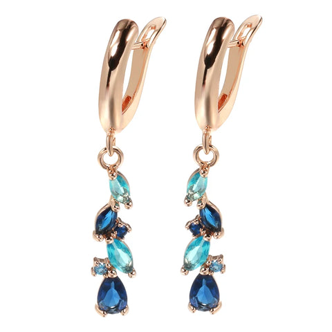 SYOUJYO New 585 Rose Golden Earrings