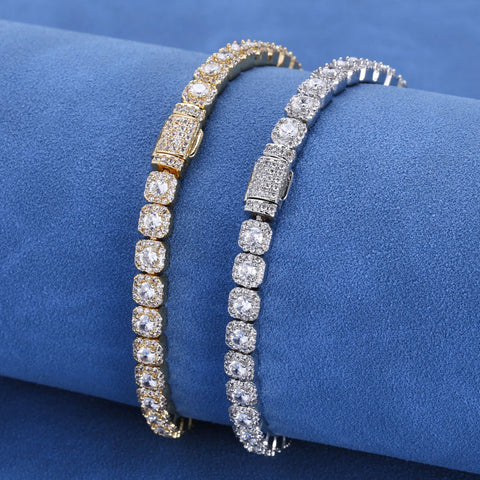 Customized 5mm Ice Tennis Bracelet