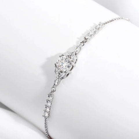 Smyoue 1ct Real Moissanite Bracelets