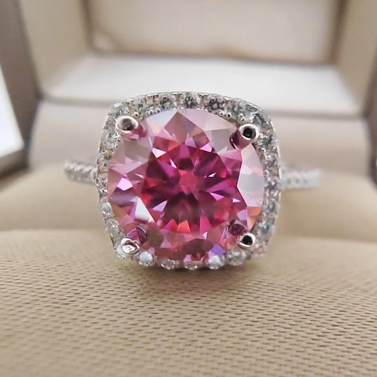 Luomansi Classic Silver Ring Woman 1 2CT