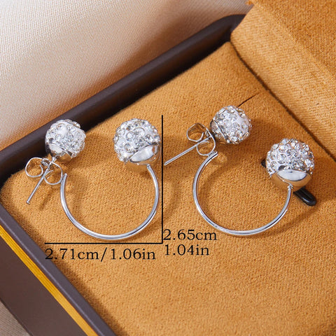Promotional Shambhala Double Ball Earrings