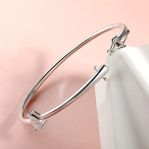 Smyoue Moissanite Bangles Bracelets