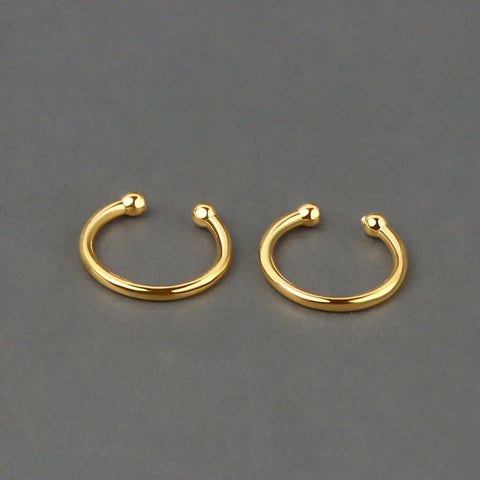 2022 New Design Stainless Steel Minimal Hoop Earrings