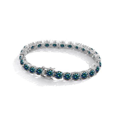 5mm Original Gray Yellow Moissanite Tennis Bracelets