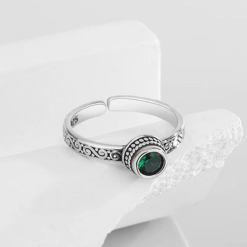 925 Sterling Silver White Lotus Adjustable Rings For Women Engagement Wedding Vintage Luxury Jewelry Accessories Wholesale