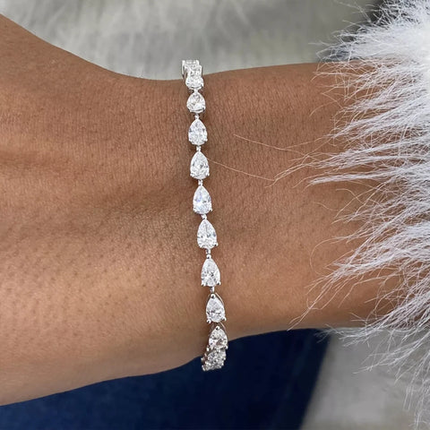 3*5mm Pear Cut D Color Full Moissanite