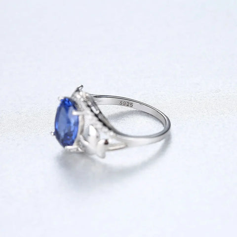 PAG&MAG Women's S925 Sterling Silver Egg Ring - BOLEVARD RING