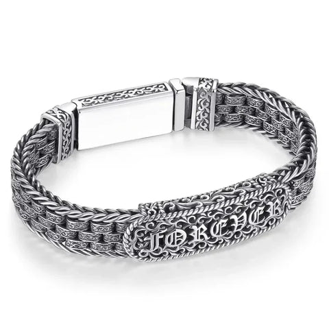 XiYuan Silver Color Tang Grass Eternal Bracelet