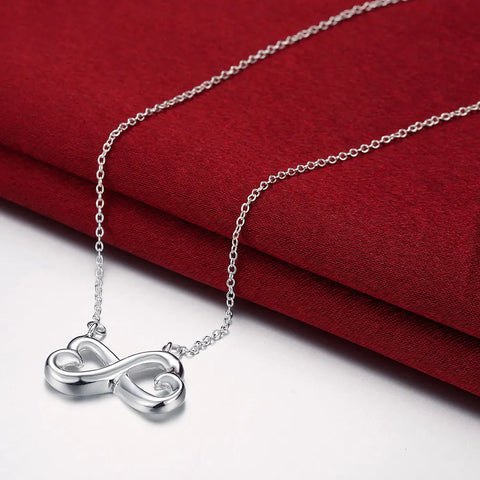 butterfly 925 Sterling Silver Charms women necklace jewelry   fashion cute Heart pendant snake