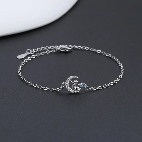 VENTFILLE 925 Stamp Silver Color Star Bracelet