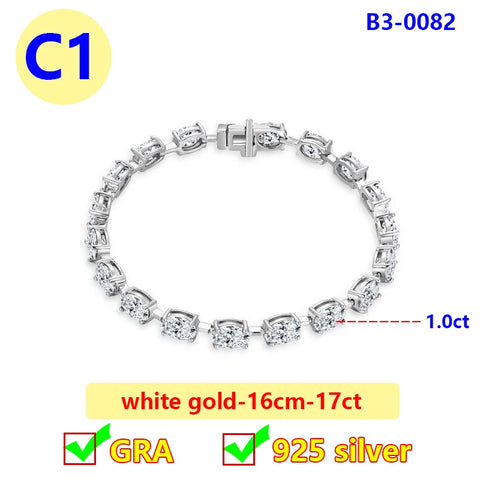 Special Moissanite Diamond Bracelet