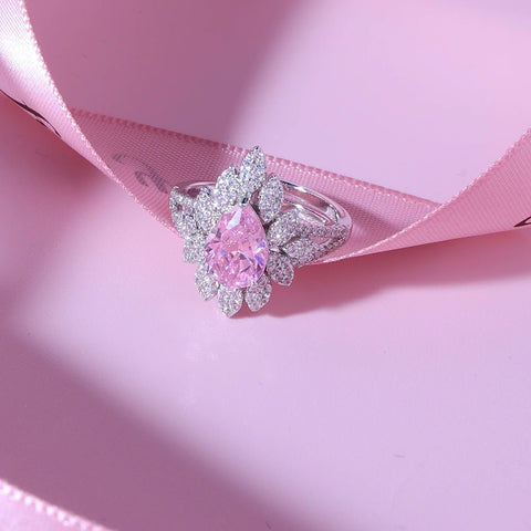 IN JEWELIFE Pink Cubic Zircon Party Necklaces Set Jewelry for Moroccan Women Bride Accessories Ladies Dropship Suppliers
