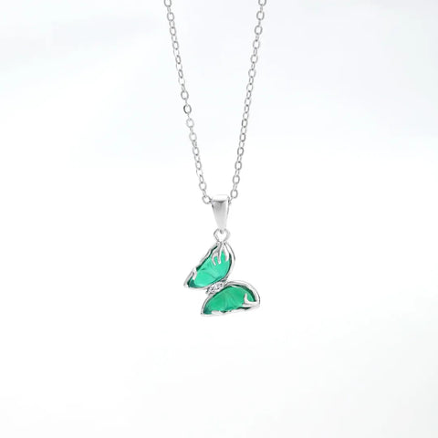 Butterfly Design Silver S925 Agate