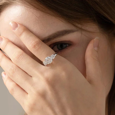 4 Carat Moissanite Ring