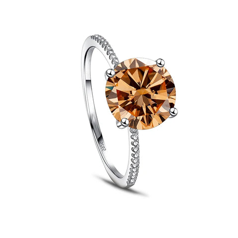 Gica Gema 3.0Ct  Real Solid 925 Sterling Silver Ring - BOLEVARD RING