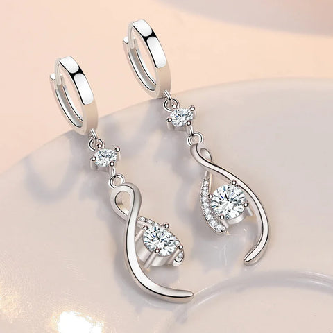 925 Sterling Silver Claws Stud Earrings