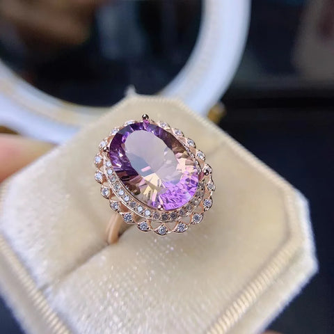 Natural Amethyst Ring