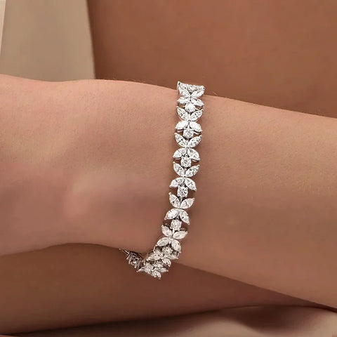 Luxury Butterfly Moissnaite Tennis Bracelets
