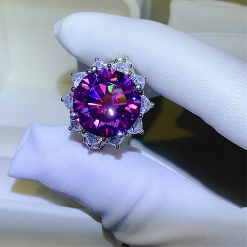 Serenity 10ct Purple Real Big Moissanite