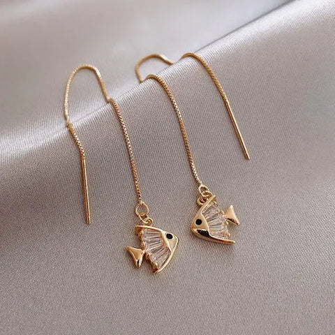 Exquisite Drop Ear Line Long Hanging Earrings