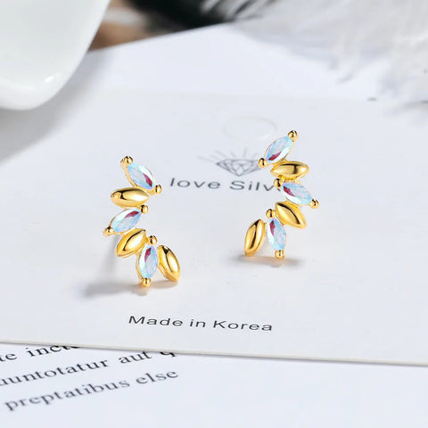 New 925 Sterling Silver Earrings AAA Zircon Earring