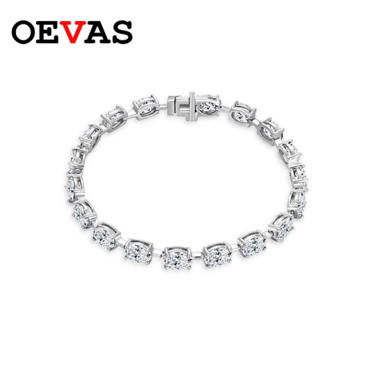 OEVAS 5*7MM 1CT D Color Full White Blue Green Moissanite