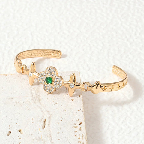 Retro Emerald Green Women's Bracelet
