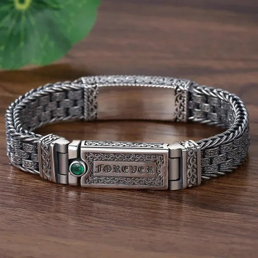 XiYuan Silver Color Tang Grass Eternal Bracelet
