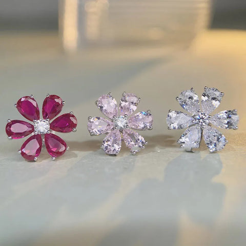 ELSIEUNEE Sparkling 925 Sterling Silver