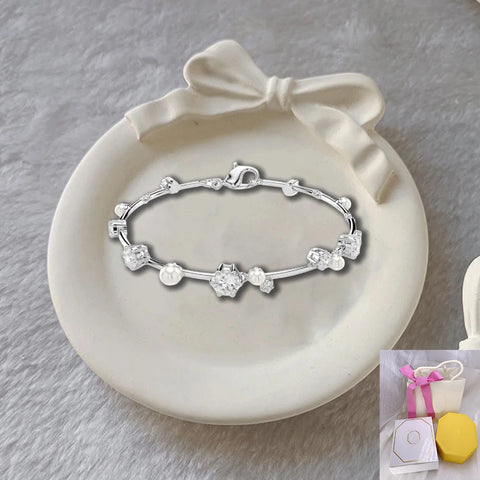 New Crystal Pearl Circular Bracelet Exquisite