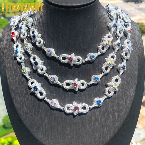 Iced Out Star Eye Pendant Necklace