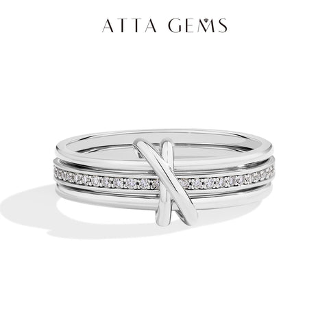 ATTAGEMS 2025 New Moissanite Ring