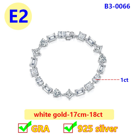 Special Moissanite Diamond Bracelet