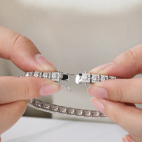 Luxury 3mm Moissanite Tennis Bracelet