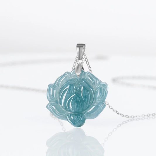 Jia Le/ 925 Silver Inlaid Natural Blue Water