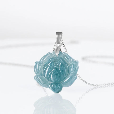 Jia Le/ 925 Silver Inlaid Natural Blue Water