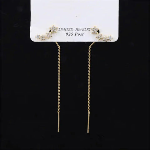 Trendy Long Wire Tassel Thread Chain Climb