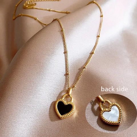 Y2K Pink Crystal Heart Pendant Necklace Women Sweet Cool Girl Punk Clavicle Chain Fashion Aesthetic Necklace Jewelry Gift 2024