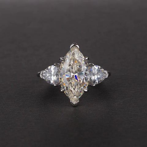 OEVAS 100% 925 Sterling Silver Sparkling 8*14mm Topaz
