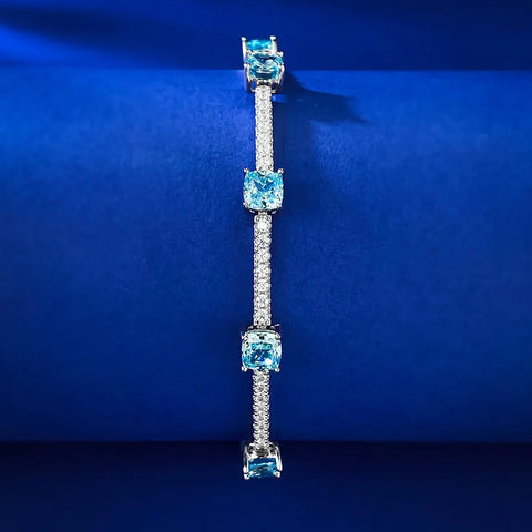 Zircon Blue Diamond Bracelet