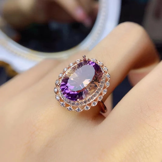 Natural Amethyst Ring