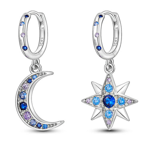 Women's 925 Sterling Silver Snowflake  Earrings